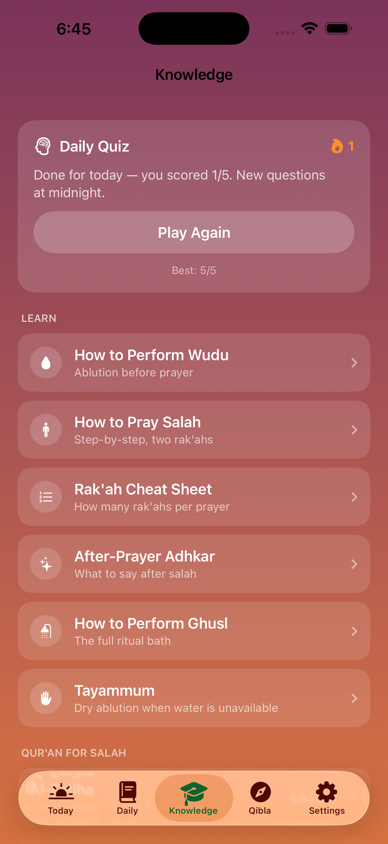 Knowledge hub